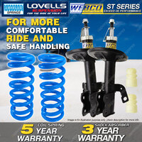 Front Webco Shock Absorbers Lovells STD Spring for TOYOTA COROLLA AE90 AE92 AE93