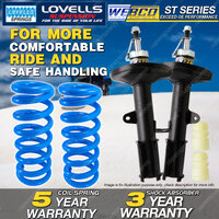 Rear Webco Shock Absorbers Lovells STD Springs for TOYOTA COROLLA AE90 AE92 AE93
