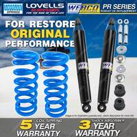 Rear Webco Shock Absorbers Lovells Raised Springs for TOYOTA CRESSIDA MX62 Wagon