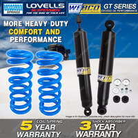 Rear Webco HD Shock Absorbers HD Raised Springs for LANDCRUISER LJ RJ 70 73
