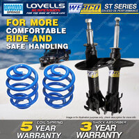 Front Webco Shock Absorbers Sport Low Springs for TOYOTA STARLET EP91 1.3 96-99