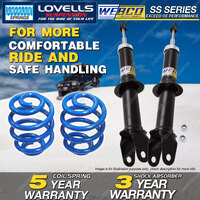 Front Webco Shock Absorbers Sport Low Springs for FORD Falcon BA BF I Ute XR6