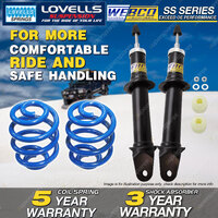 Front Webco Shock Absorbers Super Low Springs for Falcon BF II XR6 XR8 GT GTP
