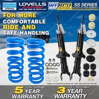 Front Webco Shock Absorbers Lovells Raised Springs for FORD Falcon AU 98-2003