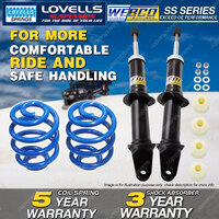Front Webco Shock Absorbers Sport Low Springs for FORD Falcon BA BF I 02-07