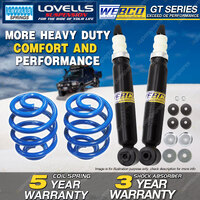 Rear Webco Shock Absorbers Lovells Sport Low Springs for FORD Falcon XE XF Sedan