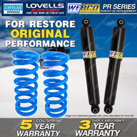 Rear Webco Shock Absorbers Lovells STD Springs for FORD Falcon FG XR6 XR8 Sedan