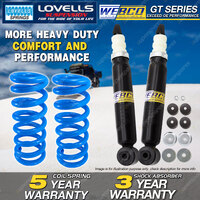 Rear Webco Shock Absorbers Raised Springs for FORD Falcon EB ED EF EL SEDAN