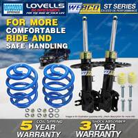 Front Webco Shock Absorbers Sport Low Springs for Commodore VE w/FE2 Sedan