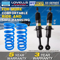 Front Webco Shock Absorbers Lovells Raised Springs for Ford Everest 16-18