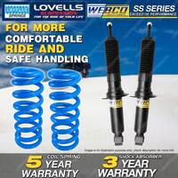 Front Webco Shock Absorbers Lovells STD Springs for Ford Ranger PX 2WD 2011-18