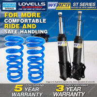 Front Webco Shock Absorbers Lovells Raised Springs for Suzuki Vitara XL7 01-06
