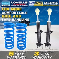 Front Shock Absorbers Lovells Raised Springs for Ford Everest Wagon Diesel 23-on