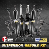 Front+Rear Webco Shock Absorber Sway Bar Link Kit for Volkswagen Golf VI V 04-14