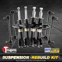 Front + Rear Webco Shock Absorber Sway Bar Link Kit for Daewoo Nubira J150 99-03