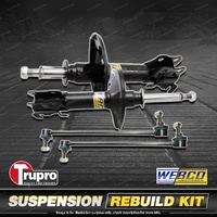 Front Webco Shock Absorber Trupro Sway Bar Link Kit for Ford Focus LV 2009-2011