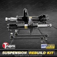 Front Webco Shock Absorber Trupro Sway Bar Link Kit for Ford Focus LW 2011-2015