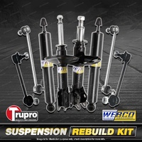 Front+Rear Webco Shock Absorber Trupro Sway Bar Link Kit for Mazda CX-5 KE 12-15