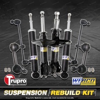 Front + Rear Webco Shock Absorber Sway Bar Link Kit for Nissan Murano Z51 09-14