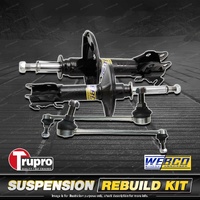 Front Webco Shock Absorber Trupro Sway Bar Link Kit for Nissan Murano Z51 09-14