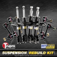 Front + Rear Webco Shock Absorber Sway Bar Link Kit for Subaru Forester SG 02-05