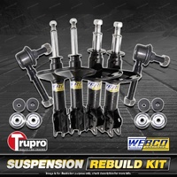 Front + Rear Webco Shock Absorber Sway Bar Link Kit for Holden Barina MH 91-94