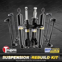 Front + Rear Webco Shock Absorber Sway Bar Link Kit for Toyota Corolla ZRE152R
