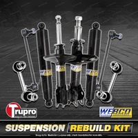 Front+Rear Webco Shock Trupro Sway Bar Link Kit for Toyota Kluger GSU50R GSU55R