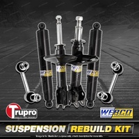 Front + Rear Webco Shock Trupro Sway Bar Link Kit for Toyota Highlander GSU55R