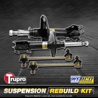 Front Webco Shock Absorber Trupro Sway Bar Link Kit for Holden Zafira TT 01-05