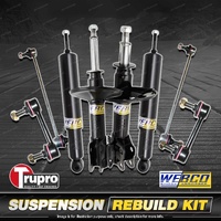 Front+Rear Webco Shock Absorber Trupro Sway Bar Link Kit for Volvo S60 S80 98-On