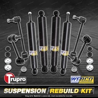 Front + Rear Webco Shock Absorber Sway Bar Link Kit for Jeep Wrangler JK 07-On