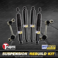 Front + Rear Webco Shock Absorber Sway Bar Link Kit for Isuzu D-Max TF 12-On LS
