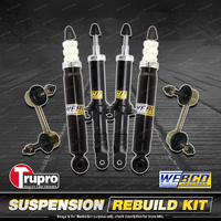 Front + Rear Webco Shock Absorber Sway Bar Link Kit for Ford Falcon Fairmont AU