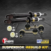 Front Webco Shock Absorbers Trupro Sway Bar Links for Ford Falcon BF Sedan Wagon