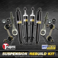 Front + Rear Webco Shock Absorber Trupro Sway Bar Link for Ford Falcon BF Sedan