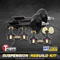 Front Webco Shock Absorber Trupro Sway Bar Link Kit for Hyundai Elantra XD 00-07