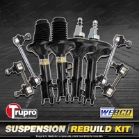 Front + Rear Webco Shock Absorber Sway Bar Link Kit for Hyundai Coupe J2 98-02