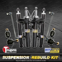 Front+Rear Webco Shock Absorbers Trupro Sway Bar Links for Mazda 3 BK 2004-2009