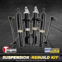 Front + Rear Webco Shock Absorber Sway Bar Link Kit for Ford Escape BA ZA 01-04