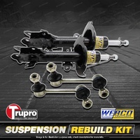 Front Webco Shock Absorber Trupro Sway Bar Link Kit for Mazda 2 DE Hatch 07-On