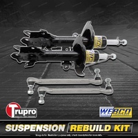Front Webco Shock Absorber Trupro Sway Bar Link Kit for Ford Fiesta WS WT 09-13