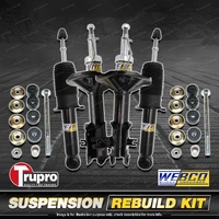 Front + Rear Webco Shock Absorber Sway Bar Link Kit for Mitsubishi Mirage CE