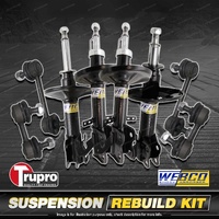 Front + Rear Webco Shock Absorber Sway Bar Link Kit for Holden Nova LG 94-97
