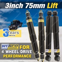 3" 75mm Lift Webco Front Rear Heavy Duty Shock Absorbers for Nissan Patrol GU GQ