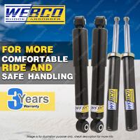 Front + Rear Webco ProE Shock Absorbers for NISSAN PINTARA R31 S/Wagon 86-90