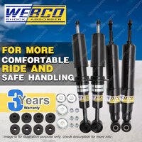 Front Rear Webco HD Pro Shock Absorbers for LANDCRUISER UZJ200R VDJ200R IFS