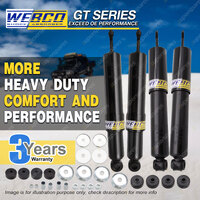 Front + Rear Webco HD Pro Shock Absorbers for FORD F SERIES F150 F250 2WD