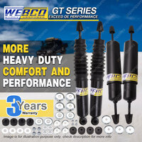 Front Rear Raised Webco HD Pro Shock Absorber for DAIHATSU FEROZA F310 4WD Wagon