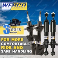 Front + Rear Webco Shock Absorbers for Volvo S40 2.0 SE 1.9L Sport Suspension